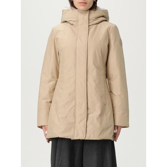 Woolrich Coat Woman Beige